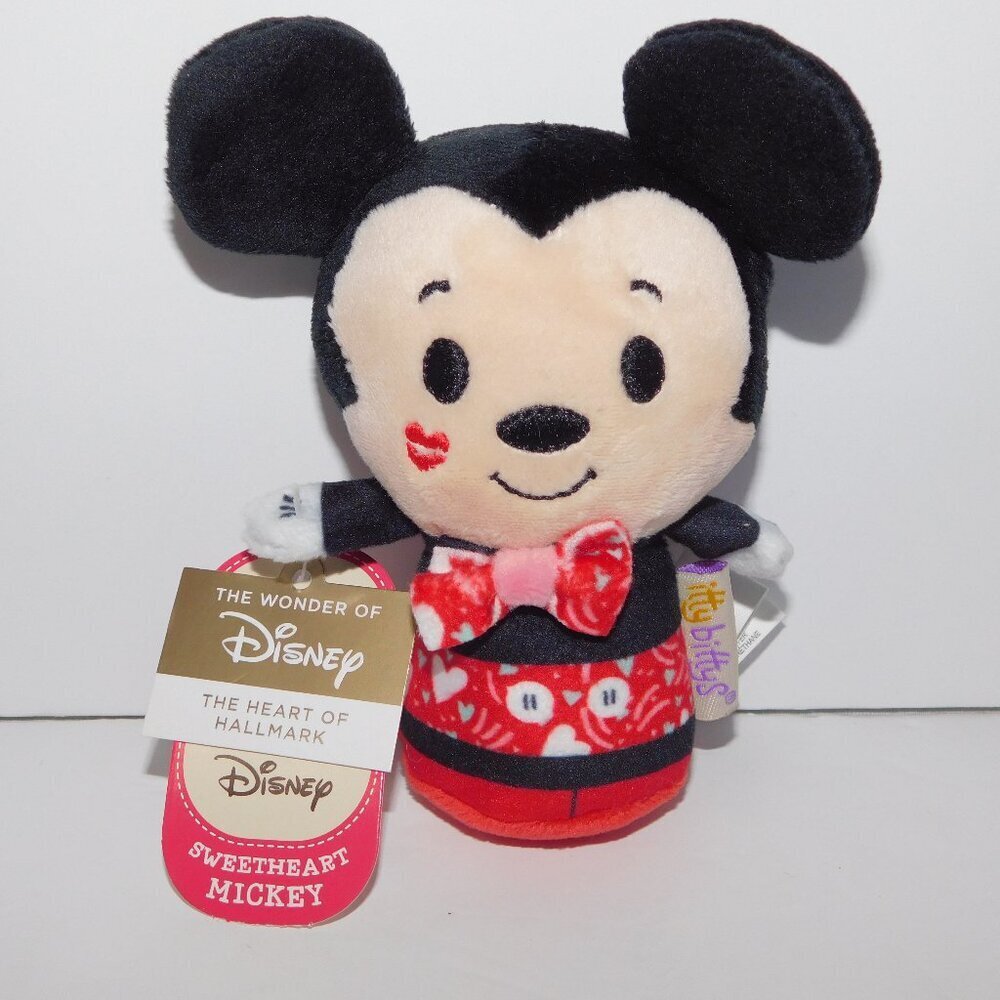 Hallmark Itty Bittys Sweetheart Mickey Mouse Valentines Day 2023 Plush NEW w Tag